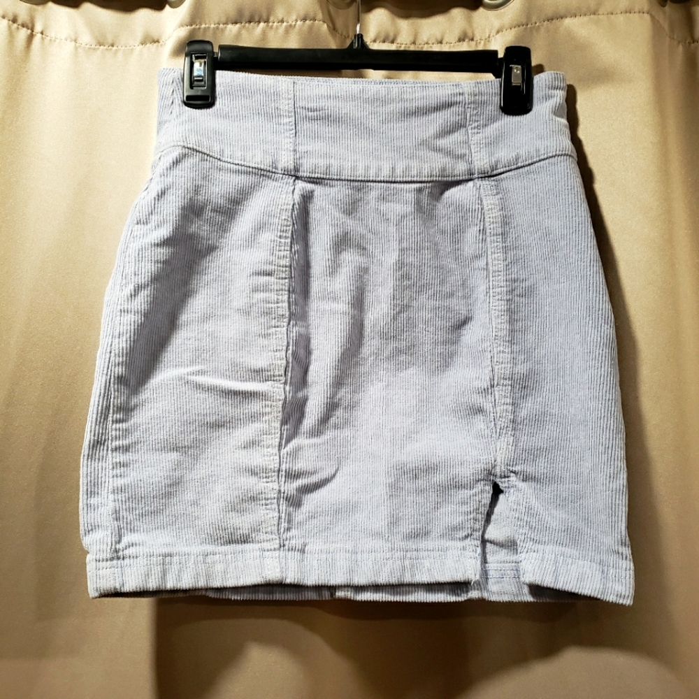 Corduroy Mini Skirt